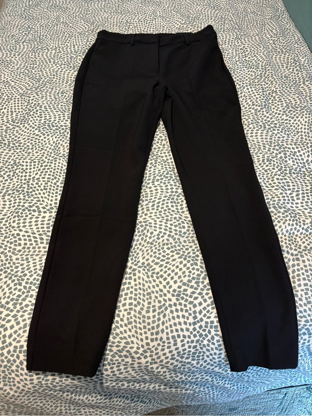 Express Classic Black Straight-Leg Dress Pants